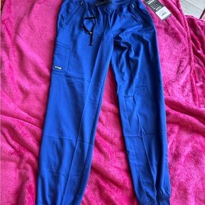 Grey's Anatomy Galaxy Blue Scrub Pants Joggers NWT